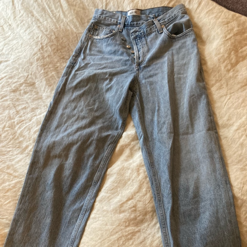 AGOLDE Criss Cross Jeans in Suburbia size 25